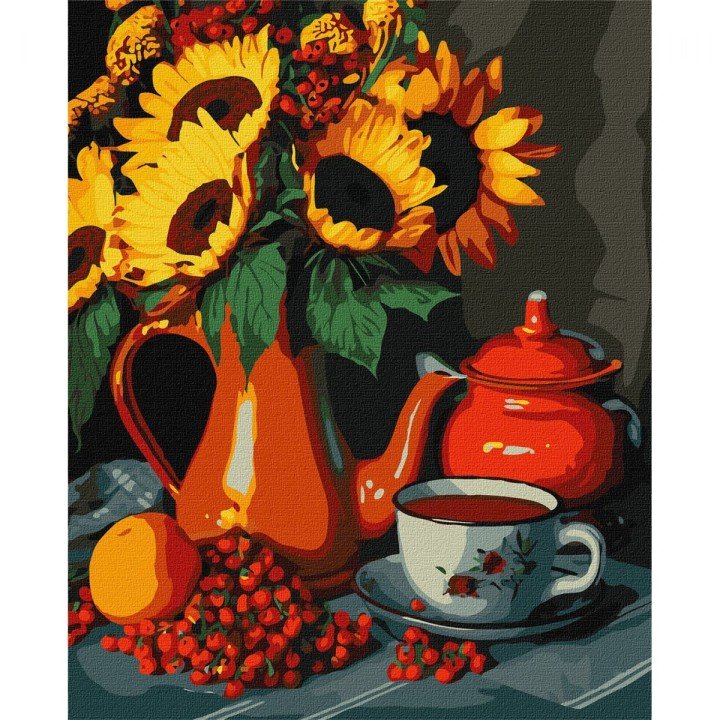 Картина за номерами "Чаювання влітку" 40х50 см