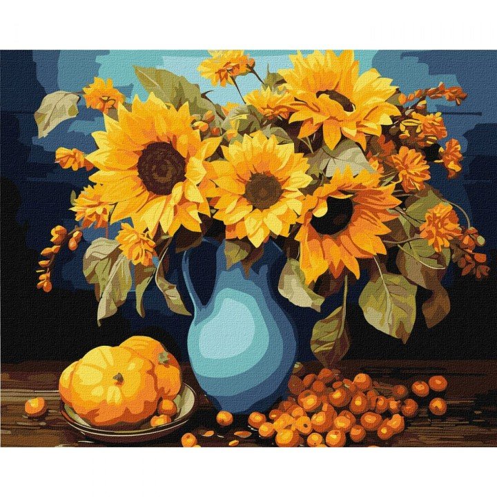 Картина за номерами "Соняшникова гармонія" 40х50 см