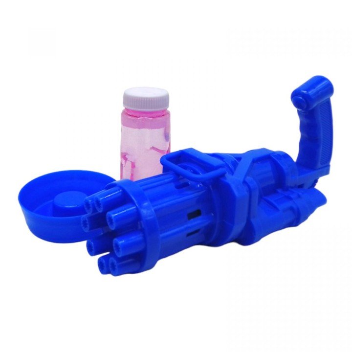 Кулемет-бластер для мильних бульбашок (синій)