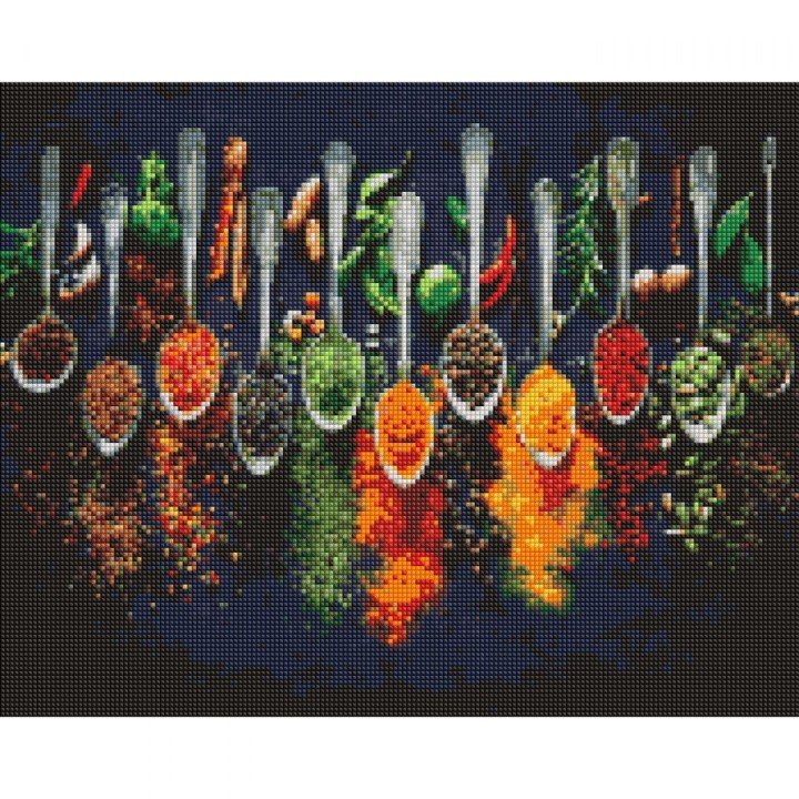 Алмазна мозаїка "Прянощі світу" 40х50 см