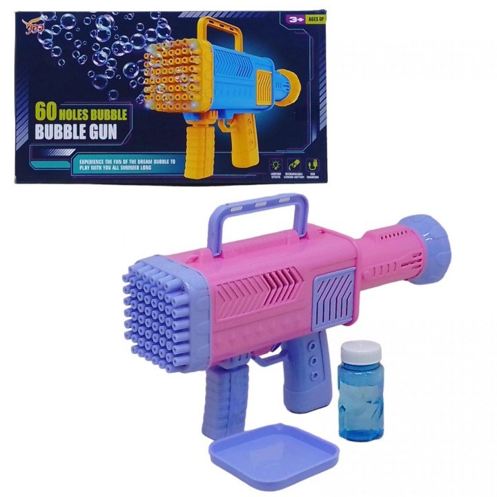 Установка з мильними бульбашками "Бластер" (рожевий)