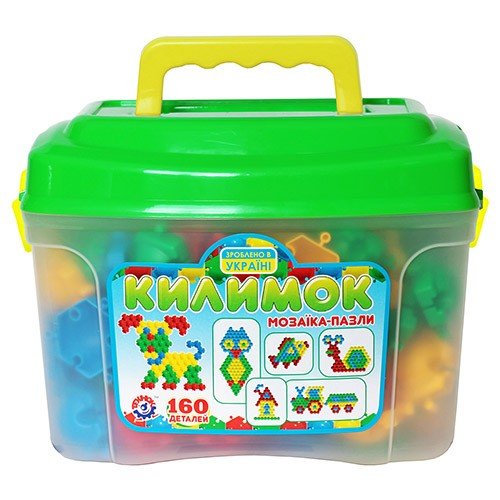 Мозаїка-пазли "Килимок" у валізці (160 деталей)