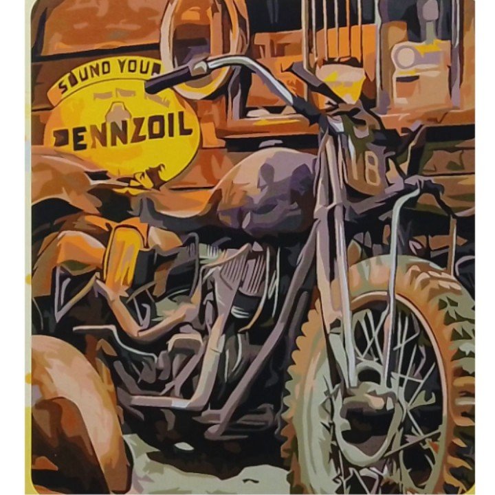 Картина по номерах "Ретро стиль" 40х50 см