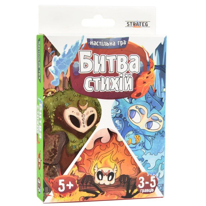 Настільна карткова гра "Битва стихій" (укр)