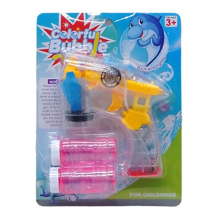 Пістолет з мильними бульбашками, на батарейках