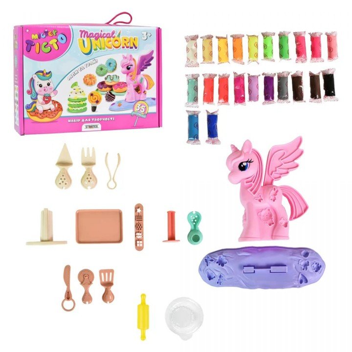 Набір для творчості Містер тісто Magical Unicorn Strateg українською мовою