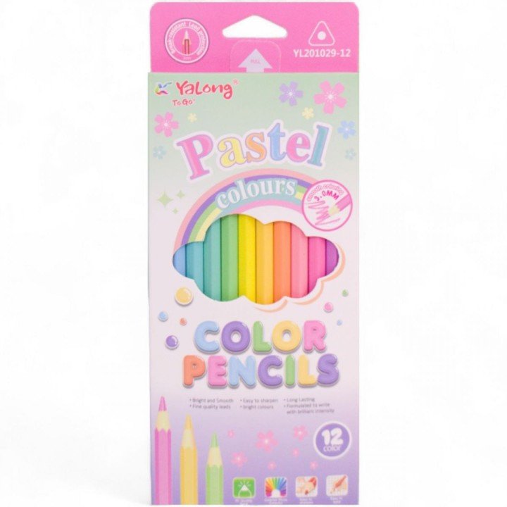 Олівці 12кол, PASTEL-MACARONS (33316)