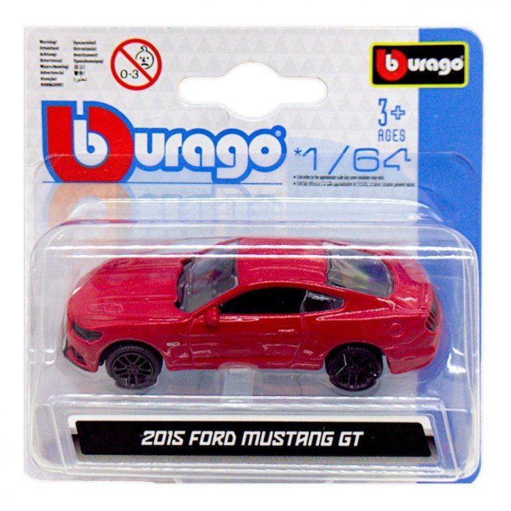 Машинка металева (колекційна) "2015 Ford Mustang GT", червоний