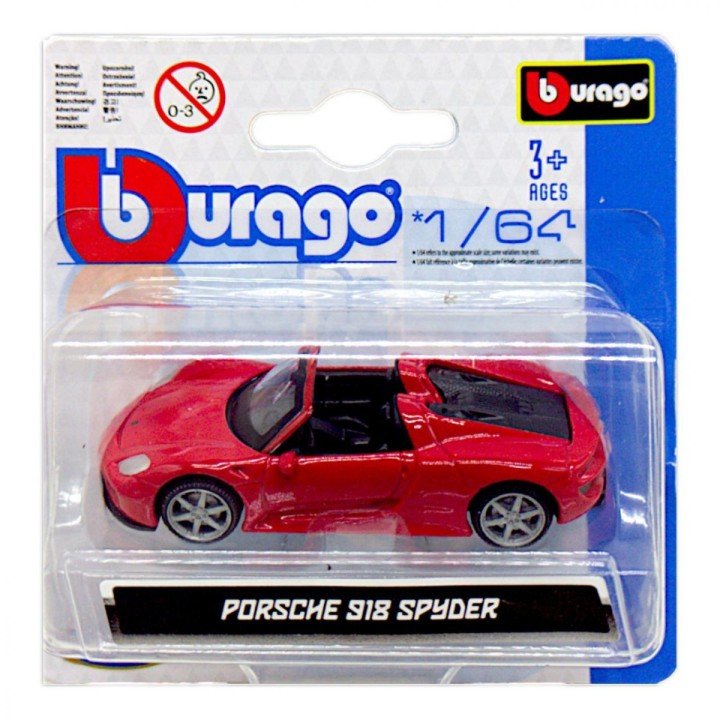 Машинка металева (колекційна) "Porsche 918 Spyder", червоний