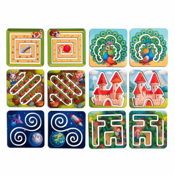 Деревʼяна розвиваюча гра "Міжпівкульні дошки: Дві руки"