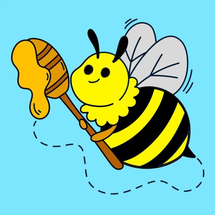 Дитячий набір для розпису "Медок", 25х25 см