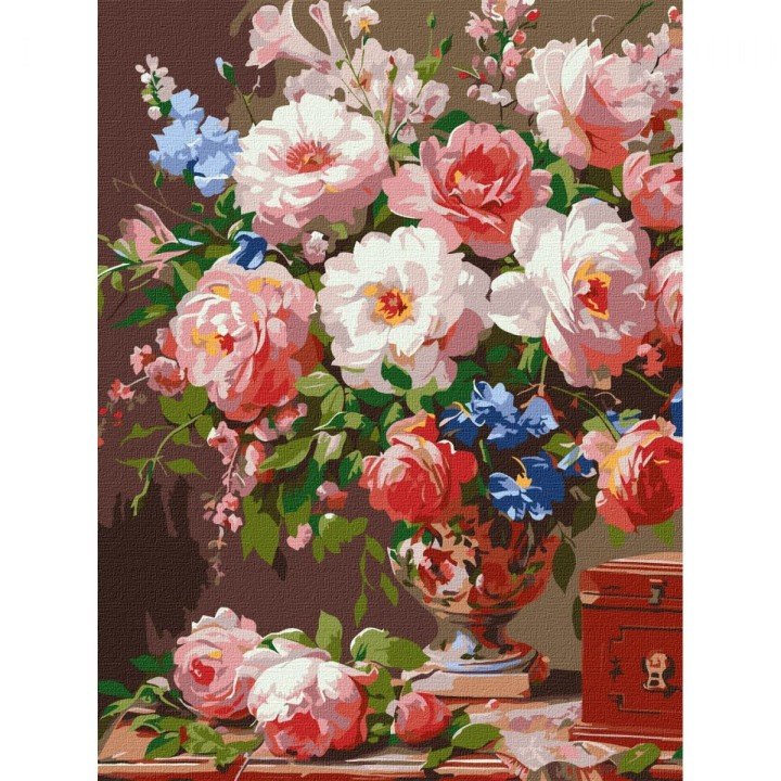 Картина по номерах "Романтика квітів" 30х40 см