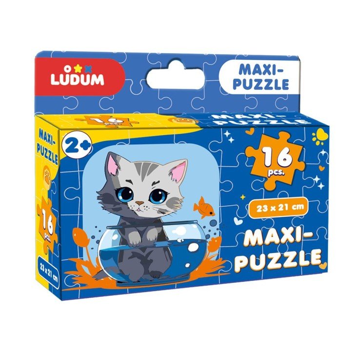 Пазл "Максі-пазл Котик", 16 елементів