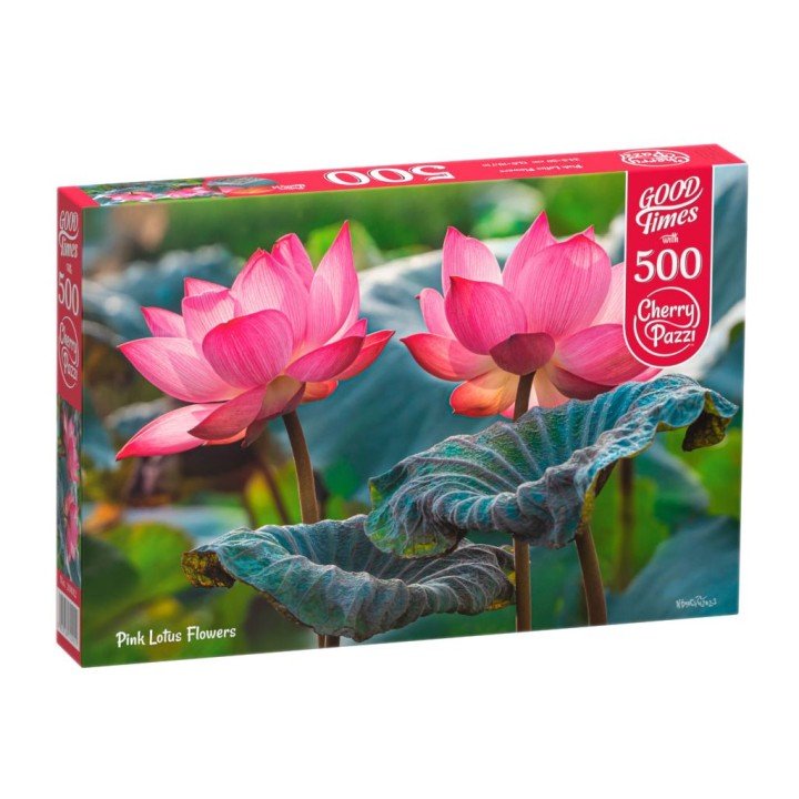 Пазли "Рожеві квіти лотоса", 500 елементів