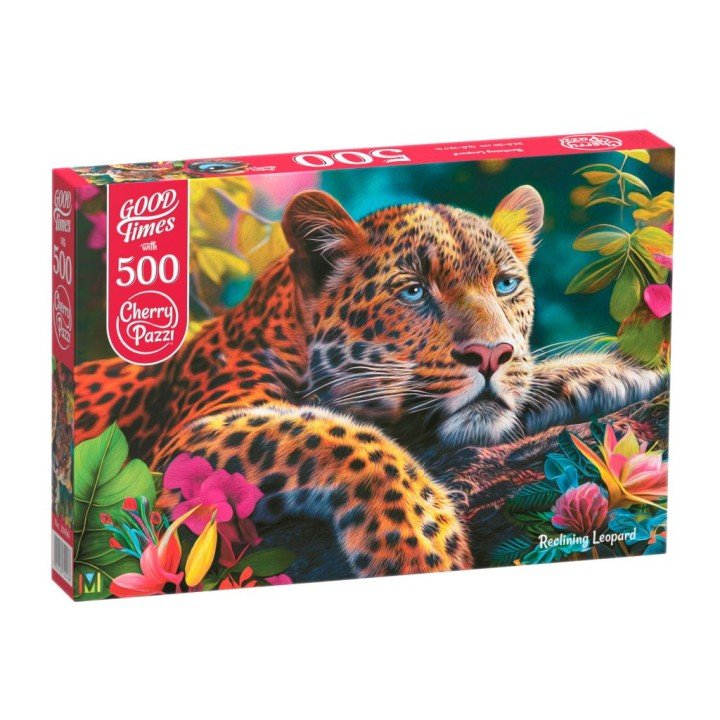 Пазли "Синьоокий леопард", 500 елементів