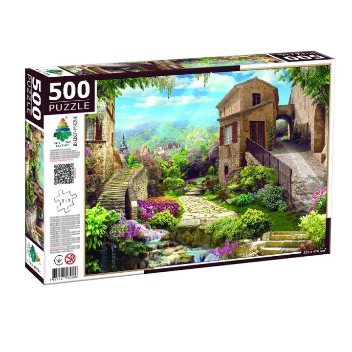 Пазли "Котедж з вихожом у сад", 500 елементів, 47 х 33 см
