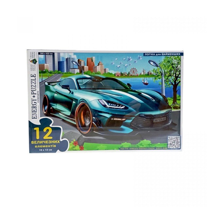 Пазли для малюків "Супер авто", 12 елементів