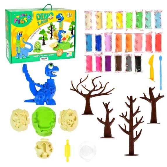 Набір для творчості "Містер тісто. Dino Land", українською мовою