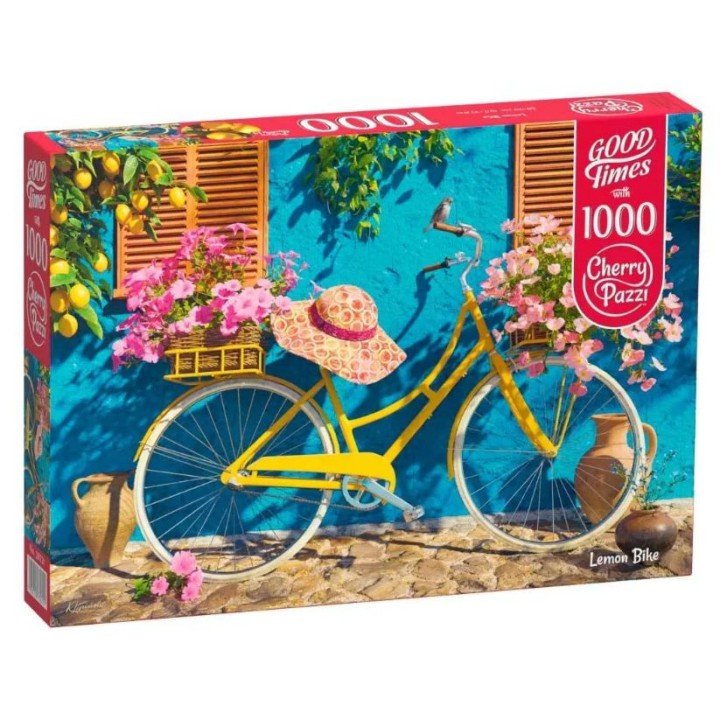 Пазли "Жовтий велосипед, 1000 елементів