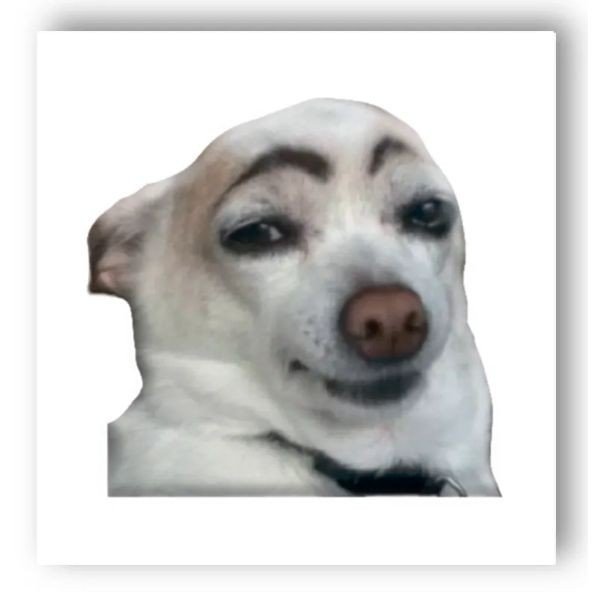 3D стікер "Мем гламур" (ціна за 1 стікер)