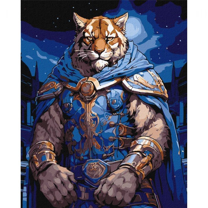 Картина по номерах "Сильний звір" 40х50 см