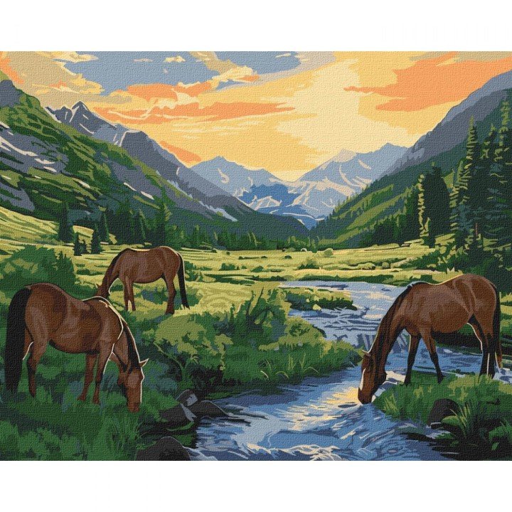 Картина по номерах "Передсвітанковий час" 40х50 см