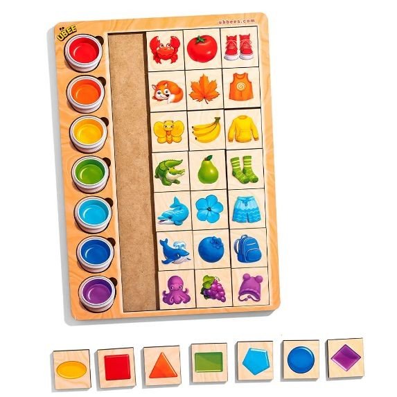 Вкладиш-сортер "Асоціації по кольорам"