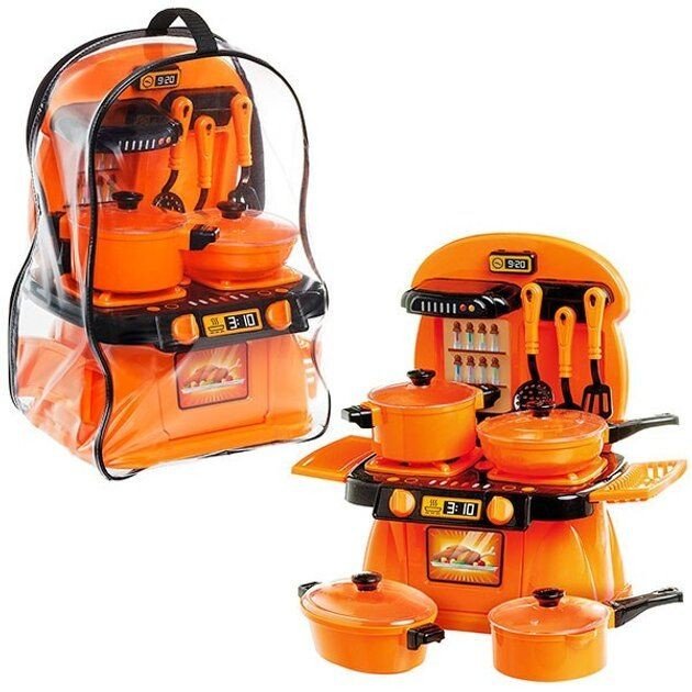 Набір "Cooking Plate with Dishes" (10 pcs.) помаранчевий