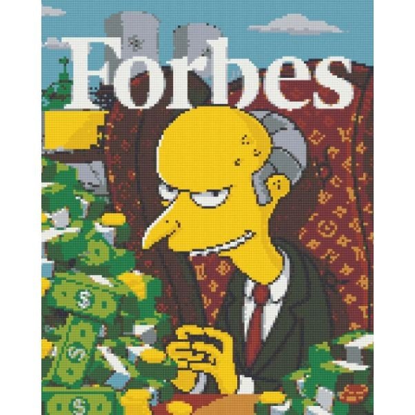 Алмазна мозаїка "Містер Бернс. Сімпсони" 40х50 см