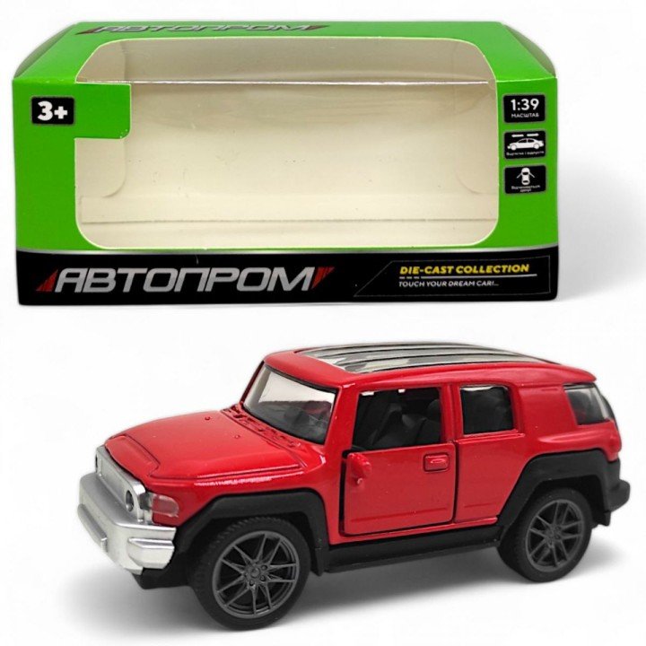 Машина "Автопром. Toyota FJ Cruiser" червоний