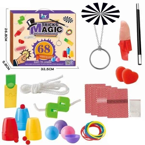Набір ігровий "Магічні фокуси", 68 фокусів