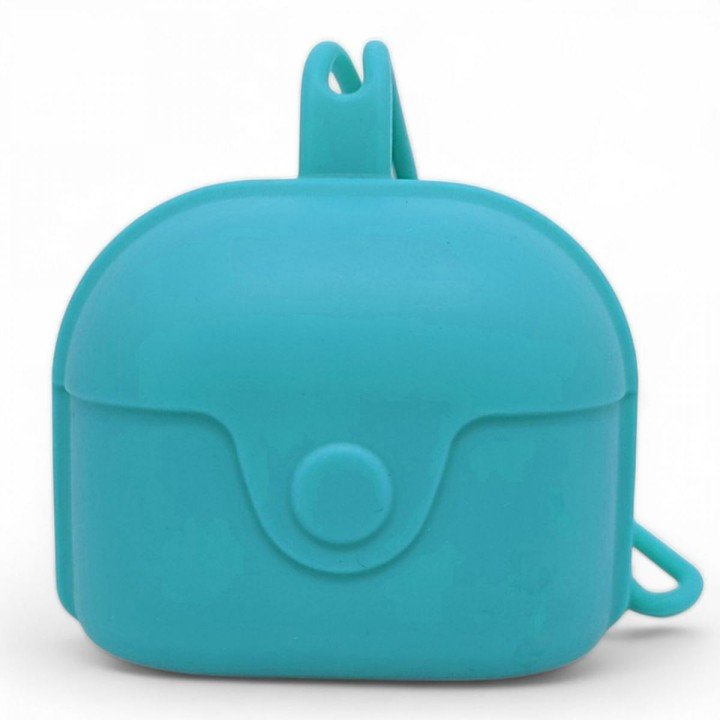 Контейнер для зберігання пустушки, силіконовий (блакитний)