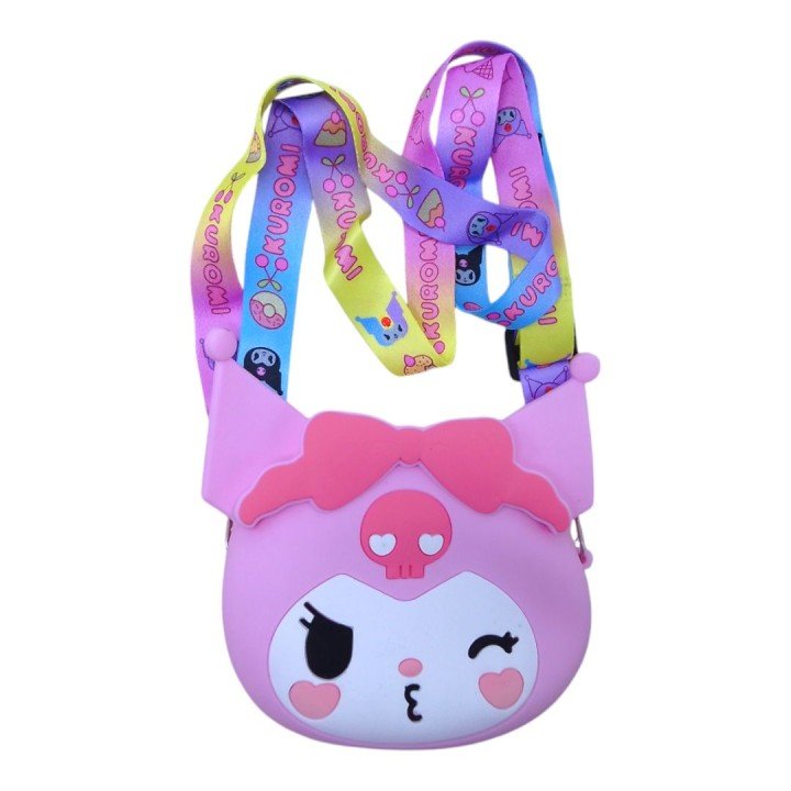 Сумочка аніме "Sanrio. Kuromi (Куромі)", рожева