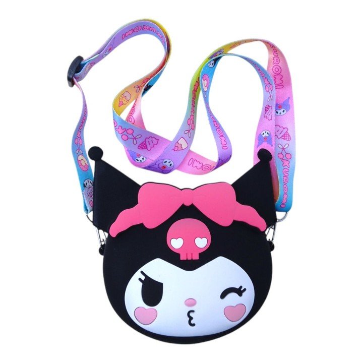 Сумочка аніме "Sanrio. Kuromi (Куромі)", чорна