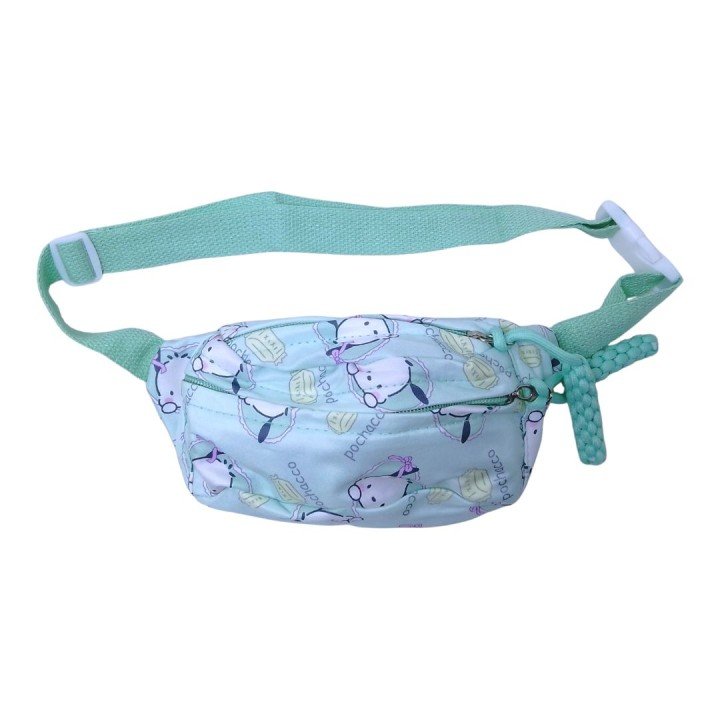 Сумочка-бананка аніме "Sanrio. Pochacco" (бірюзова)