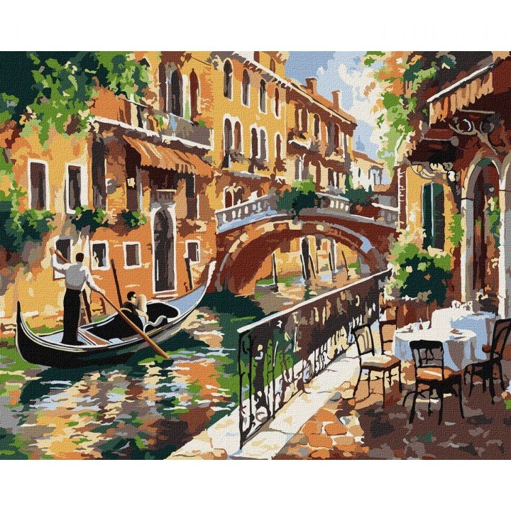 Картина по номерах "Венеційський спокій" 40х50 см