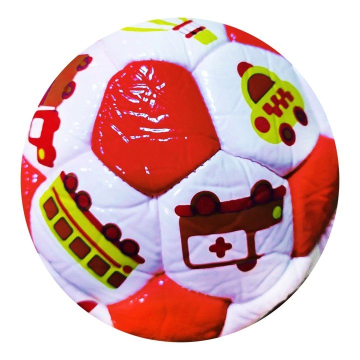 Мʼяч футбольний, дитячий (розмір 2), червоний