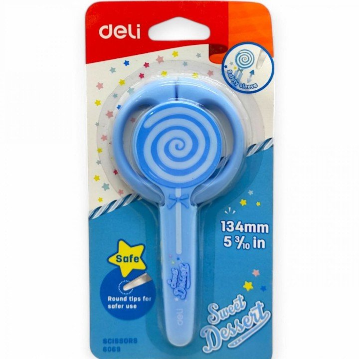 Ножицi канцелярські "Sweet Dessert" (блакитні)