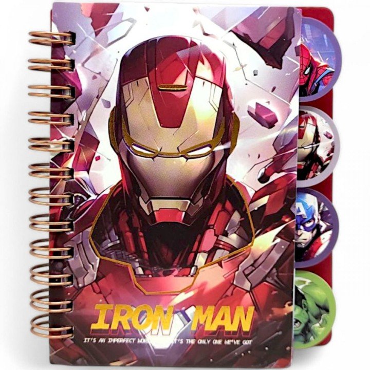 Блокнот на спіралі "Супергерої" (мікс видів)