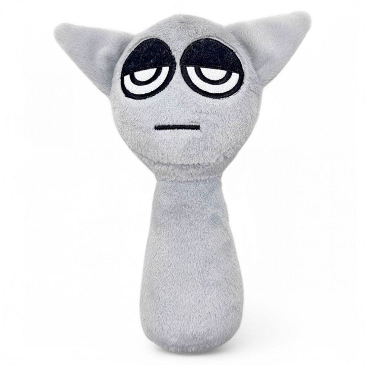 Мʼяка іграшка "Спрункі/Sprunki" (28 см), Грей