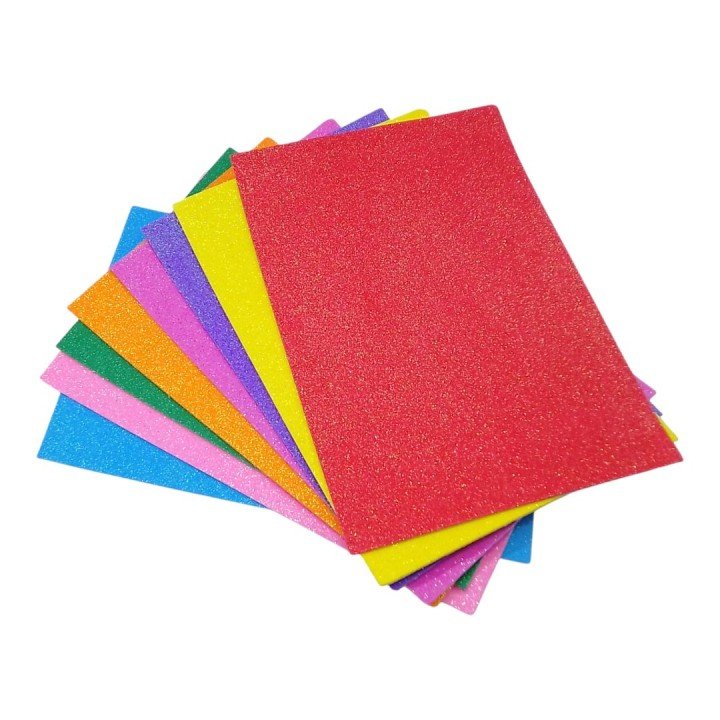 Набір Фоаміран блискучий на клейкій основі "Блискучий" А4 8л.,2мм (27430)