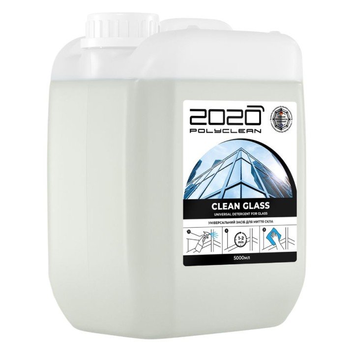 Універсальний засіб для миття скла "CLEAN GLASS" (5 л) 2020 Polyclean