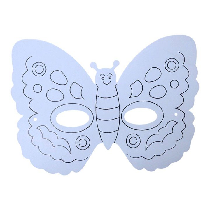 Маска-розмальовка "Метелик", паперова