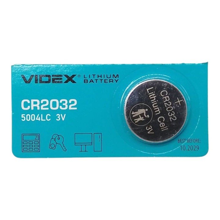 Батарейка Videx «таблетка» CR2032 (15551)