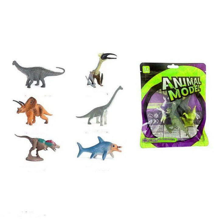 Ігрові фігурки "Динозаври", 6 штук, 7 см