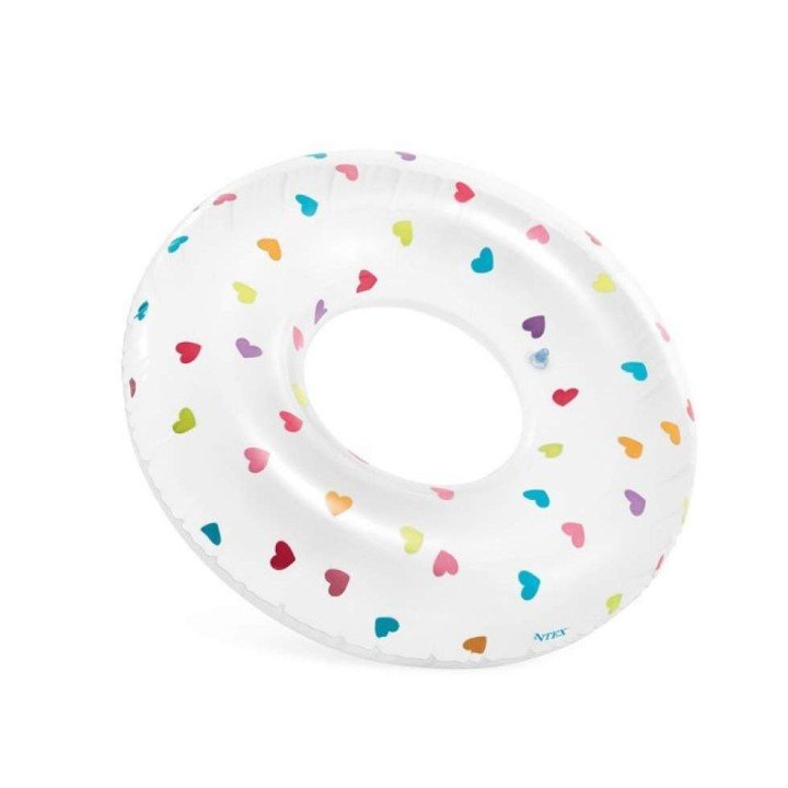 Круг надувний Intex, Серця, 81 см, від 8 років