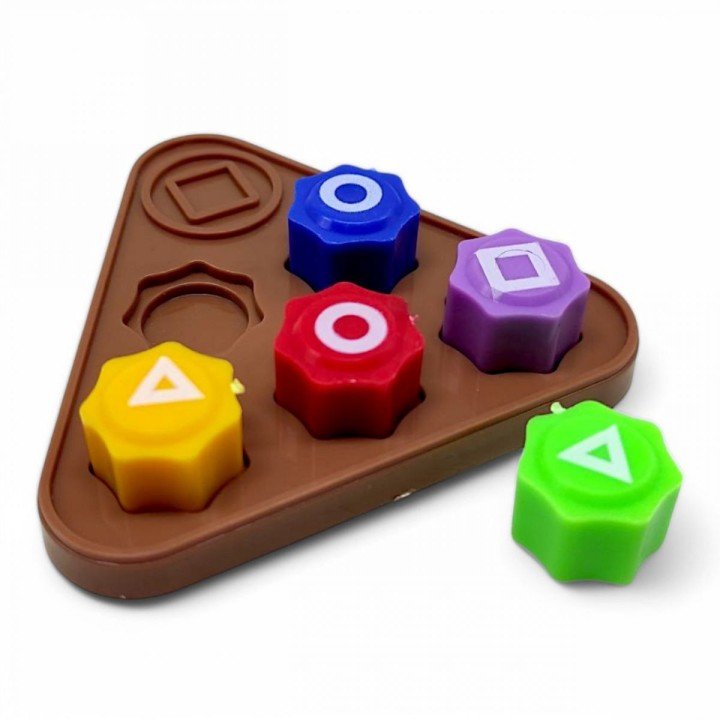 Настільна гра Гонгі Gonggi - "Гра в кальмара 2", на підставці (вид 7)