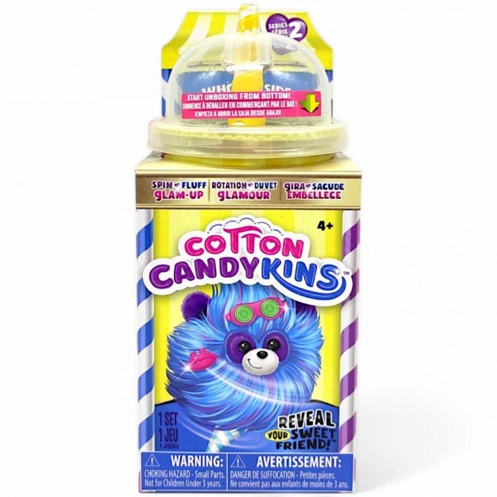 Мʼяка іграшка-сюрприз Cotton Candykins W2 – Пухнастий улюбленець (жовтий)