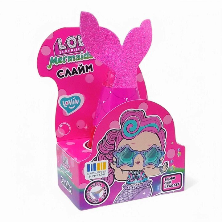 Слайм Lovin  L.O.L. Surprise! Русалка Рожева, 250 мл
