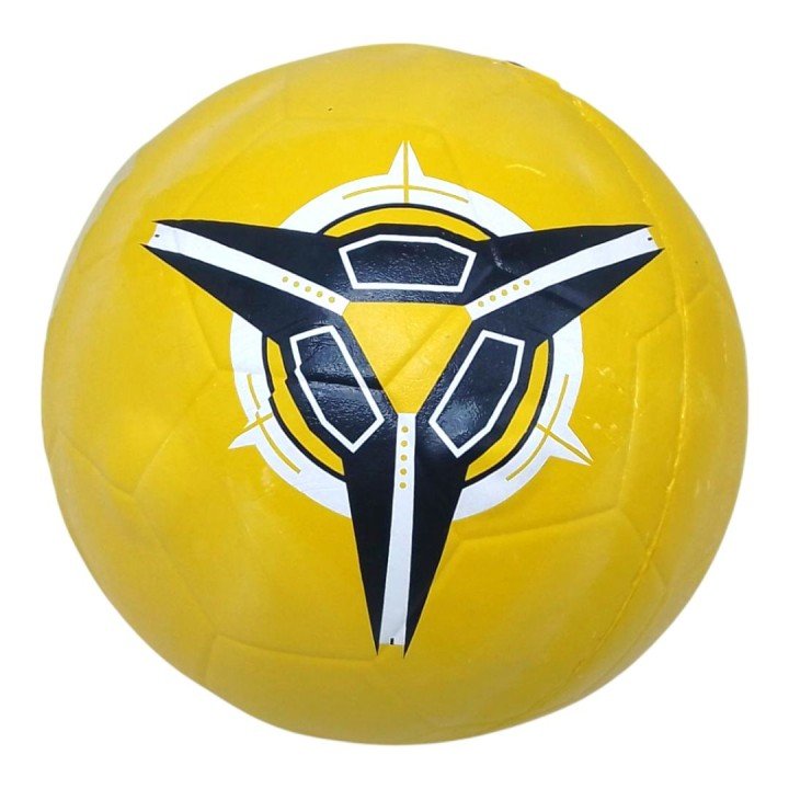 Мʼяч футбольний, гумовий №4 (жовтий)